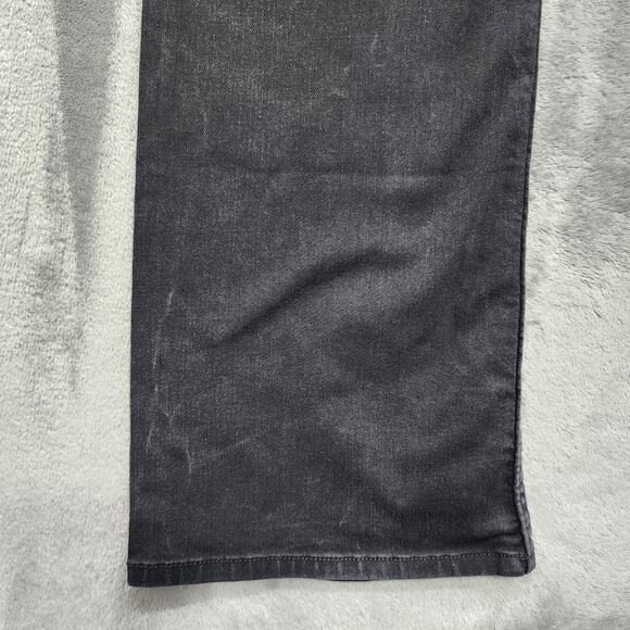 Lee Jeans Womens 14P PETITE Black Regular Fit Boot Cut Mid Rise Stretch Denim - Picture 5 of 15